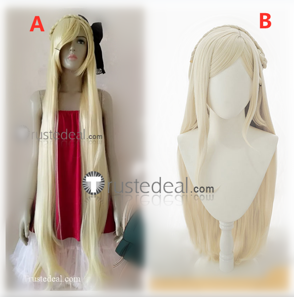 Super Danganronpa 2 Goodbye Despair Academy Sonia Nevermind Blonde Cosplay Wigs