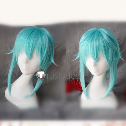 Sword Art Online 2 GGO Sinon Blue Green Cosplay Wigs