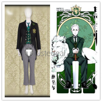Black Butler Kuroshitsuji Public School Arc Weston College Herman Greenhill Uniform Cosplay Costume