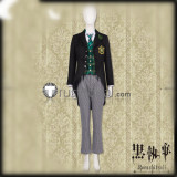 Black Butler Kuroshitsuji Public School Arc Weston College Herman Greenhill Uniform Cosplay Costume