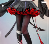 1/3 Delusion Arknights W Babel Black Red Cosplay Costume