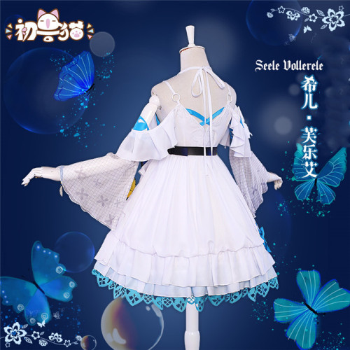 ChuShouMao Honkai Impact 3rd Seele Vollerei Lolita Butterfly Cosplay Costume