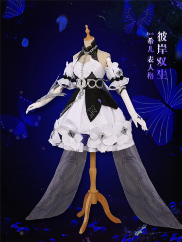 ChuShouMao Honkai Impact 3rd Seele Vollerei Veliona White Black Cosplay Costumes