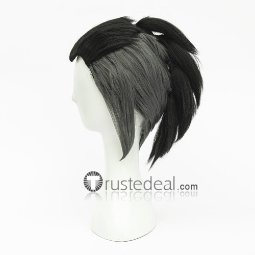 Pokemon Sword and Shield Gym Leader Raihan Blue Black White Cosplay Costume