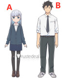 Aharen-san wa Hakarenai Reina Aharen Raidou School Uniform Cosplay Costumes