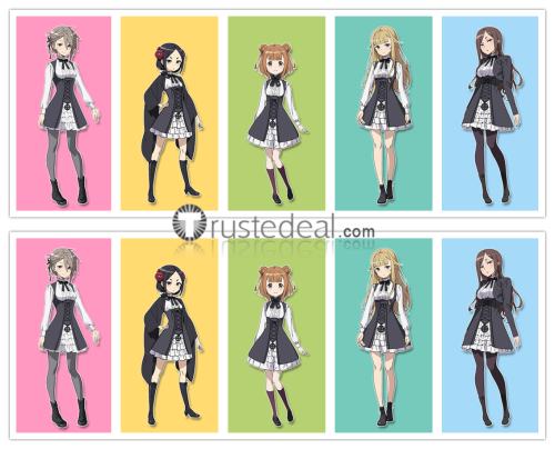 Princess Principal Dorothy Princess Ange Beatrice Chise Lolita Cosplay Costumes 2