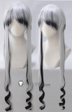 Land of the Lustrous Houseki no Kuni Ghost Quartz Black and White Cosplay Wig