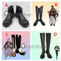Touken Ranbu Izuminokami Kanesada Hizamaru Kasen Kanesada Heshikiri Hasebe Cosplay Boots Shoes