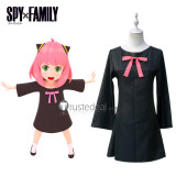 SPY x FAMILY Anya Black Blue Cosplay Costumes