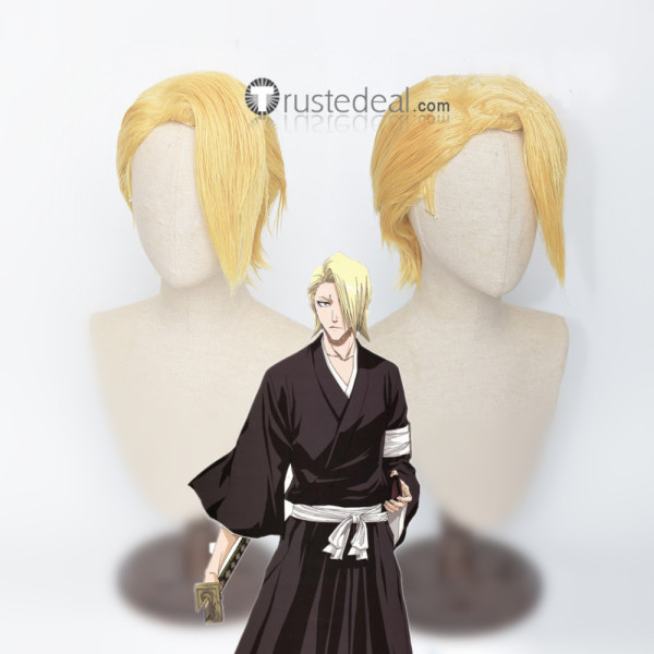 Bleach Kira Izuru Blonde Styled Cosplay Wig