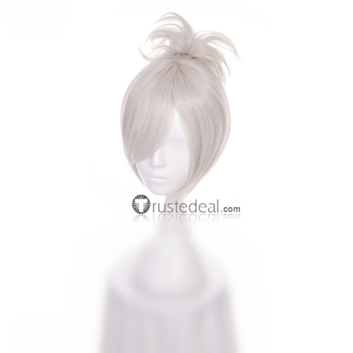 Darker than BLACK Yin Silver White Cosplay Wig