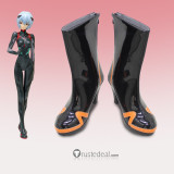 Neon Genesis Evangelion Ayanami Rei Asuka Langley Soryu Red Black Cosplay Boots Shoes