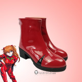 Neon Genesis Evangelion Ayanami Rei Asuka Langley Soryu Red Black Cosplay Boots Shoes
