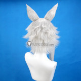 Twin Star Exorcists Sousei no Onmyouji Tatara Silver Purple Green Styled Cosplay Wigs Ears