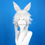 Twin Star Exorcists Sousei no Onmyouji Tatara Silver Purple Green Styled Cosplay Wigs Ears