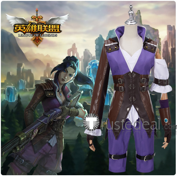 League of Legends LOL Arcane Caitlyn Cosplay Costume