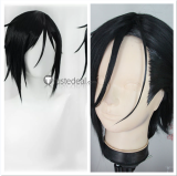 Kuroshitsuji Black Butler Sebastian Michaelis Black Styled Cosplay Wigs