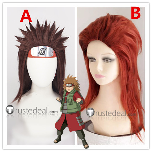 Naruto Akimichi Choji Brown Orange Cosplay Wigs