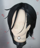 Kuroshitsuji Black Butler Sebastian Michaelis Black Styled Cosplay Wigs