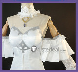 League of Legends LOL Crystal Rose Sona Lux White Dress Cosplay Costume