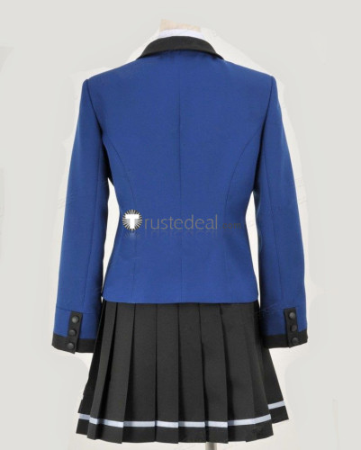 Tokimeki Memorial Girls Side 4th Heart Michiru Hanatsubaki Karen Hanatsubaki Miyo Ugajin Blue School Unfirom Cosplay Costume