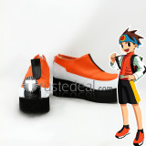 Mega Man Legends Rockman DASH Roll Caskett Lan Hikari Rockman EXE MegaMan EXE Roll EXE Cosplay Shoes Boots