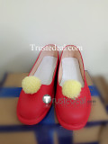 Pokemon XY Serena Whitney Akane Gym Leader Cosplay Red Shoes Boots