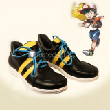 Pokemon Ash Ketchum Red Black Cosplay Shoes Boots