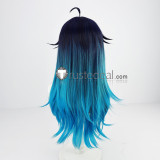Genshin Impact Shikanoin Heizou Genderbend Venti Wendy Female Blue Red Cosplay Wigs