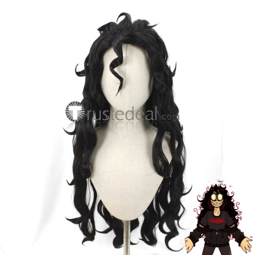 JOHN DOE Game John Doe Styled Black Curly Cosplay Wig