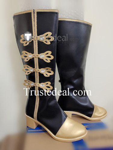 Kotori Minami Nine Girls Cheongsam Chinese Dress Version Cosplay Boots Shoes