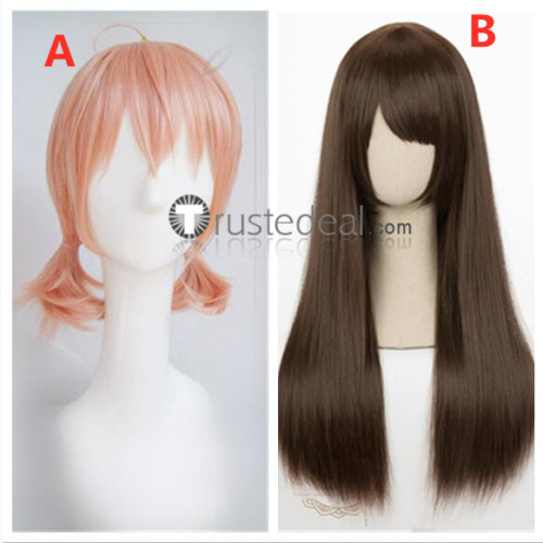 Yagate Kimi ni Naru Bloom Into You Yuu Koito Touko Nanami Pink Brown Cosplay Wigs