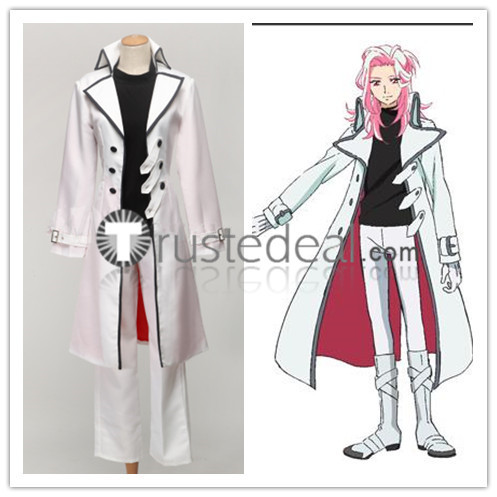 Mawaru Penguindrum Sanetoshi Watase White Cosplay Costume