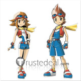 Pokemon Ranger Ben Natsuya Summer Oblivia Cosplay Shoes Boots