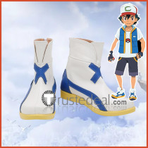 Pokemon the Movie Secrets of the Jungle Ash Ketchum MS020 Cosplay Shoes