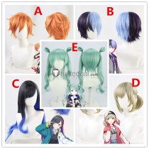 Vocaloid Project Sekai Vivid BAD SQUAD VBS Hatsune Miku Azusawa Kohane Shiraishi An Shinonome Akito Aoyagi Toya Cosplay Wigs