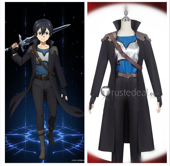 Sword Art Online Progressive Aria of a Starless Night Kirito Cosplay Costume