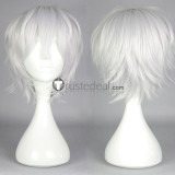 Dramatical Murder Clear Silver White Cosplay Wigs