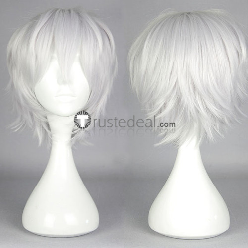 Dramatical Murder Clear Silver White Cosplay Wigs
