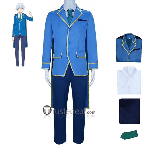 Kinsou no Vermeil Vermeil in Gold Alto Goldfilled Lilia Kudelfate Blue Uniform Cosplay Costumes