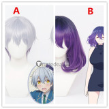 Kinsou no Vermeil Vermeil in Gold Alto Goldfilled Vermeil Purple Silver Cosplay Wigs