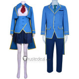 Kinsou no Vermeil Vermeil in Gold Alto Goldfilled Lilia Kudelfate Blue Uniform Cosplay Costumes