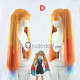 Takt Op Destiny Takt Asahina Titan Orange Red White Blue Cosplay Wigs