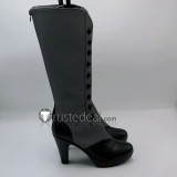 Black Butler Kuroshitsuji Ciel Phantomhive White Black Blue Cosplay Boots Shoes