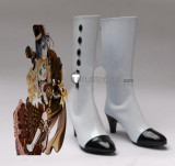 Black Butler Kuroshitsuji Book of Atlantic Ciel Phantomhive Black Blue Cosplay Boots Shoes