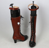 Black Butler Kuroshitsuji Book of Atlantic Ciel Phantomhive Black Blue Cosplay Boots Shoes