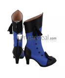 Black Butler Kuroshitsuji Ciel Phantomhive Red Hood Black Blue Cosplay Boots Shoes