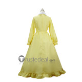 Howl's Moving Castle Sophie Hatter Blue Yellow Dress Cosplay Costumes