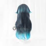 Genshin Impact Bonanus Aloy Brown Blue Cosplay Wigs