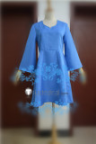 Castle in the Sky Sheeta Lusheeta Toel Ul Laputa Blue Dress Cosplay Costumes